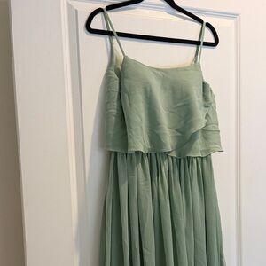 Elegant Green Maxi Dress